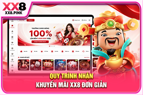 Khuyến Mãi XX8 Hấp Dẫn, Tổng Hợp Chương Trình Ưu Đãi Hot Quy trình nhận khuyến mãi XX8 đơn giản